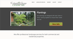 Desktop Screenshot of columbiagorgelandscape.com